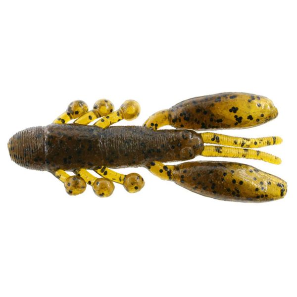 Damiki AIRCW-3 Aircraw 4in Soft Bait Green Pumpkin Black