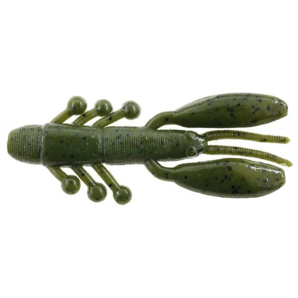 Damiki AIRCW-3 Aircraw 4in Soft Bait Original Green Pumpkin