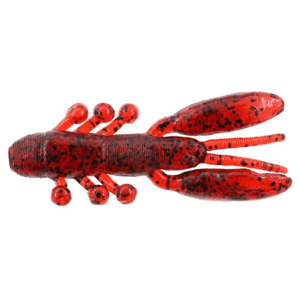 Damiki AIRCW-3 Aircraw 4in Soft Bait Cherry Red