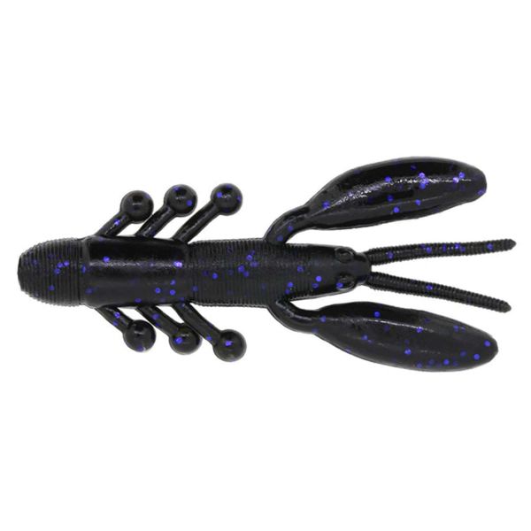 Damiki AIRCW-3 Aircraw 4in Soft Bait Black Blue