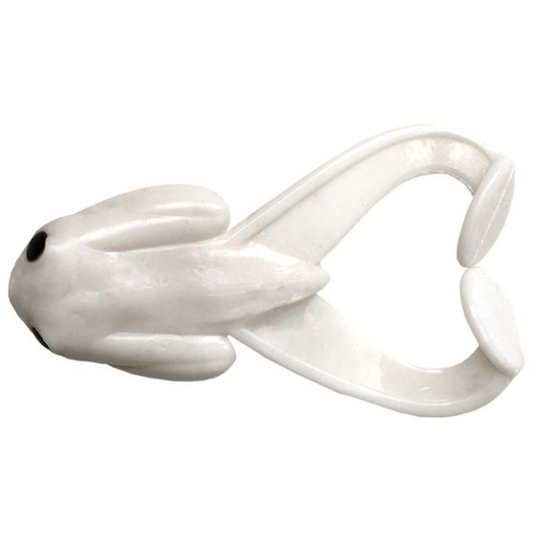 Damiki Air Frog Soft Bait - 4in Cream White