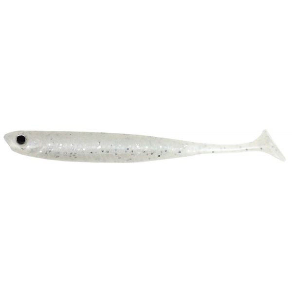 Damiki ANCVYSD-4 Anchovy Shad Soft Bait - 4in White Silver Flake