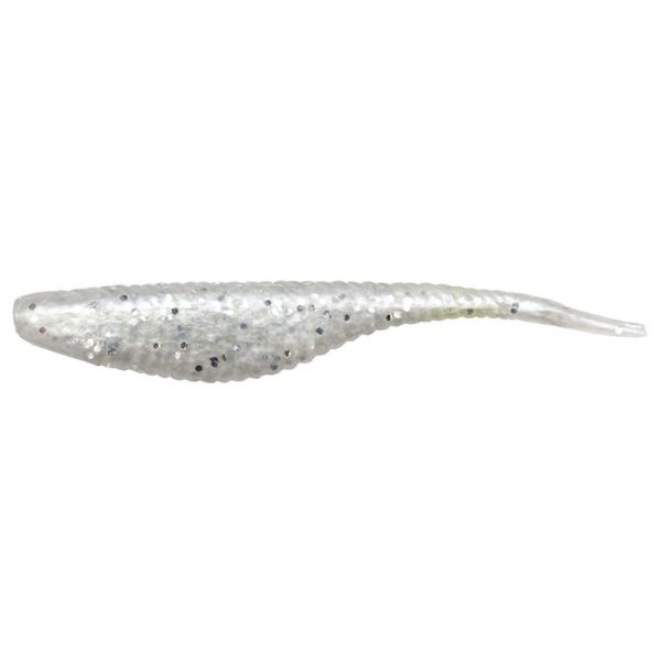 Damiki ARMSD-3 Armor Shad Soft Swimbait - 3in White Silver Flake