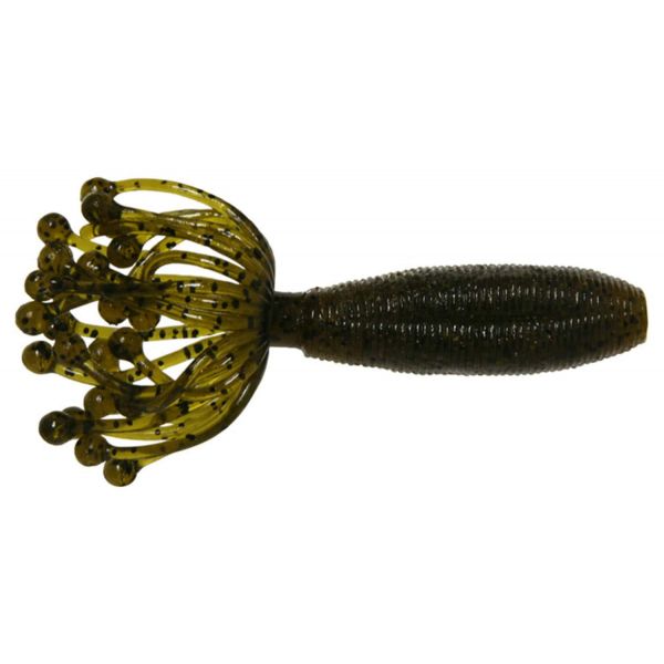 Damiki HYDRA-3 Hydra Soft Bait - 3in Green Pumpkin Black