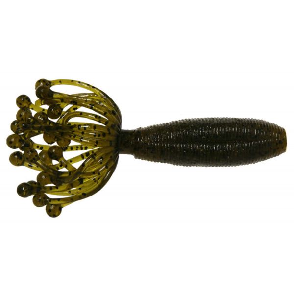 Damiki HYDRA-4 Hydra Soft Bait - 4in Green Pumpkin Black