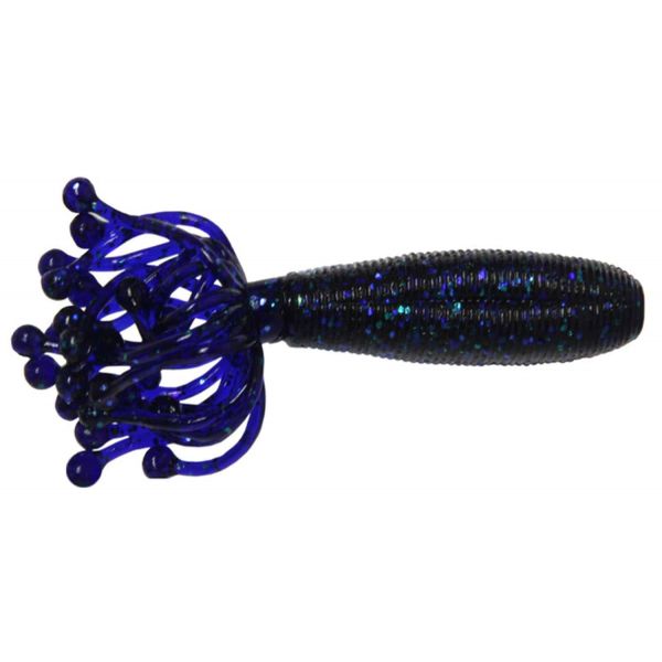 Damiki HYDRA-4 Hydra Soft Bait - 4in Junebug