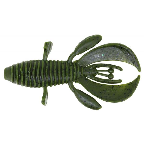 Damiki  Knock Out Soft Bait - 4in Original Green Pumpkin