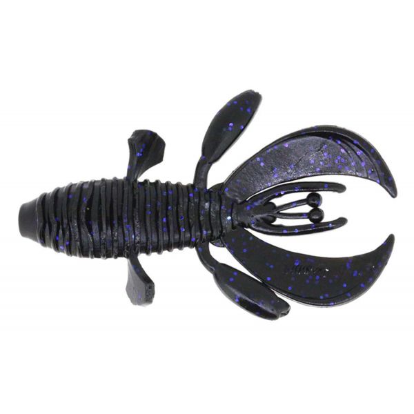 Damiki  Knock Out Soft Bait - 4in Black Blue