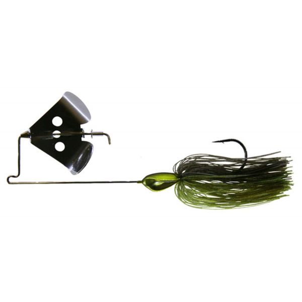 Damiki MTB-12 M Hull Turbulence Buzz Bait Lure Green Pumpkin