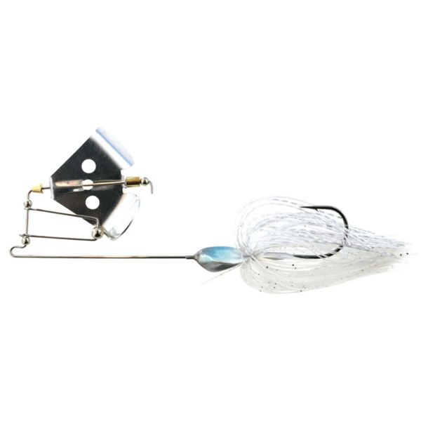 Damiki MTB-N-12 M Hull Turbulence Buzz Bait Lure White Silver