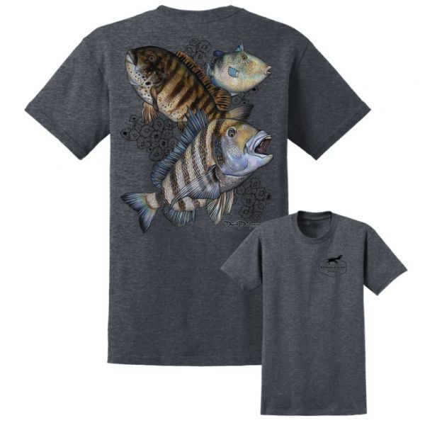 David Dunleavy Barnacle Slam Short Sleeve T-Shirt - Dark Heather - 3X-Large