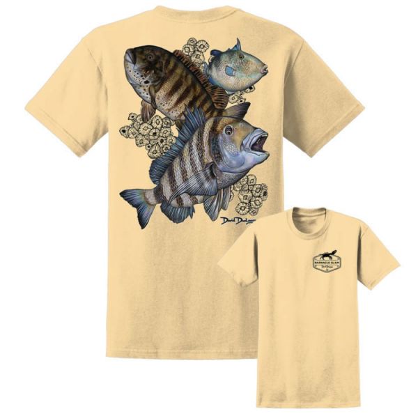 David Dunleavy Barnacle Slam Short Sleeve T-Shirt - Vegas Gold - 3X-Large