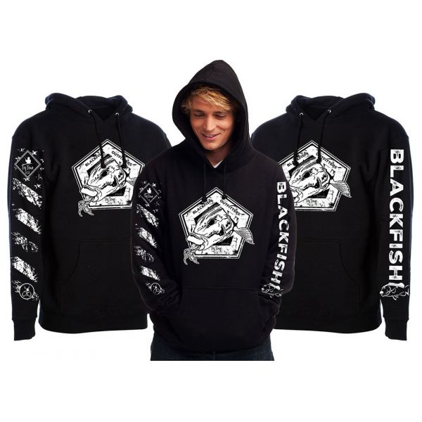 David Dunleavy Black Fish Outfitters Hoodie - L