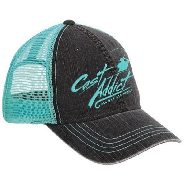 David Dunleavy Cast Addict Hat - Charcoal/Seafoam