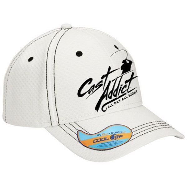 David Dunleavy Cast Addict Performance Hat - White