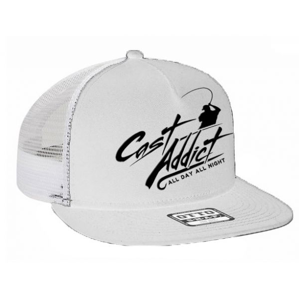 David Dunleavy Cast Addict Trucker Hat - White/White