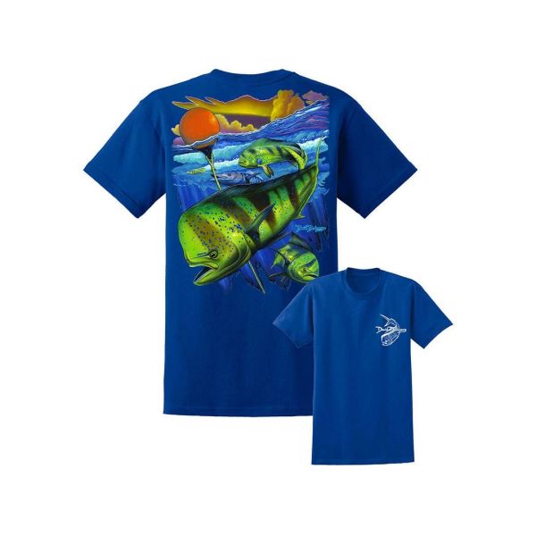 David Dunleavy DDM8041 Mahi Pot Life Short Sleeve T-Shirt - Medium