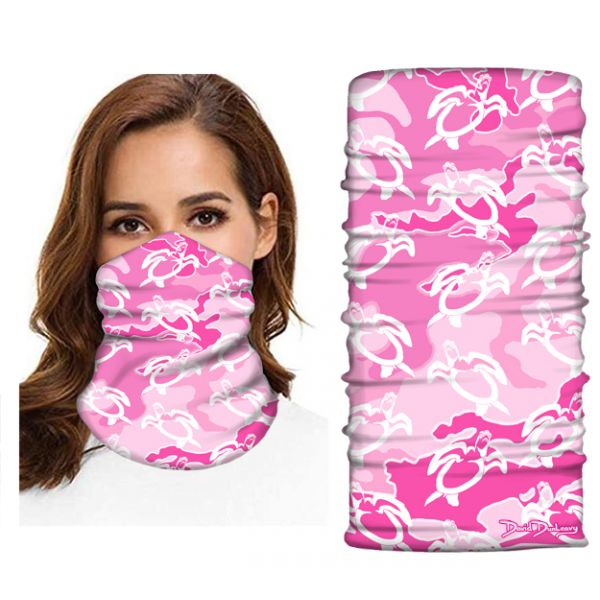 David Dunleavy Face Guard - Turtle Camo Pink