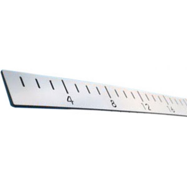 Deep Blue Starboard Fish Ruler - 42 in. - White/Black/White