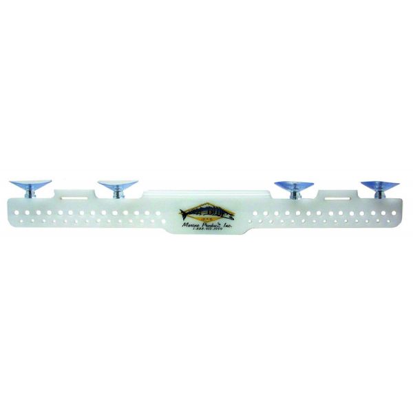 Deep Blue Suction Cup Mount 18in Acrylic Lure Rack