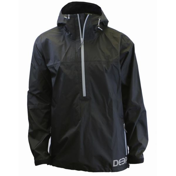 Deep Ocean Anorak Rain Jacket - Black - 2XL