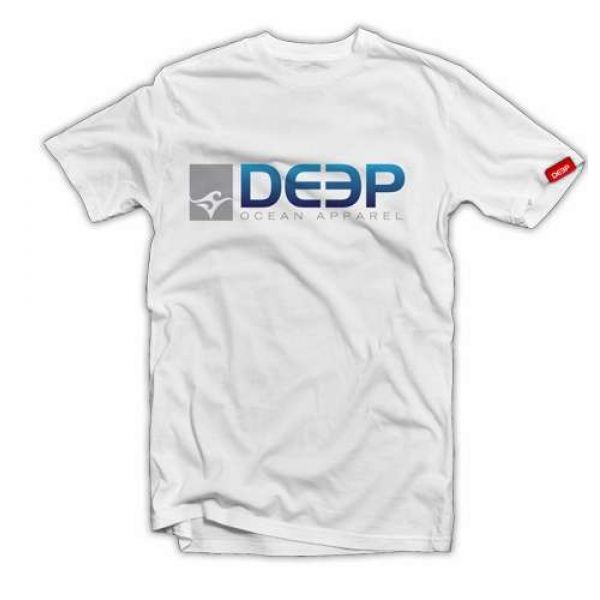 Deep Ocean Deep T-Shirt White - Size Medium