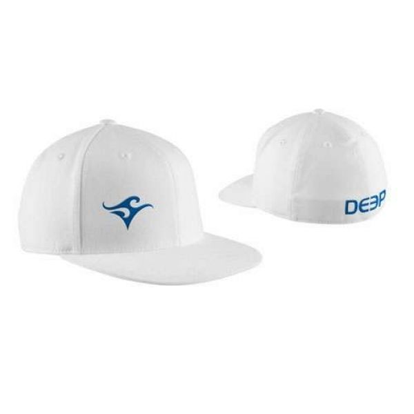 Deep Ocean Flexfit Hat White - SM/MED