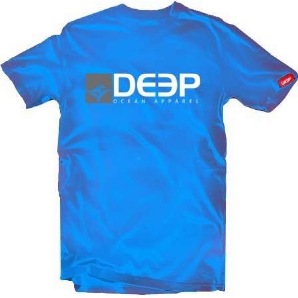 Deep Ocean Logo T-Shirt Royal - Size XX-Large