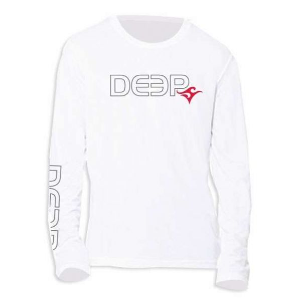 Deep Ocean PFWH Performance UPF 30 Long Sleeve Shirt - Size Medium