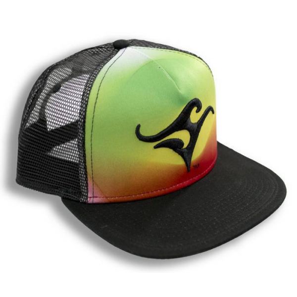 Deep Ocean Rasta Mesh Back Hat