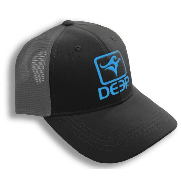 Deep Ocean Trucker Hat - Black/Gray