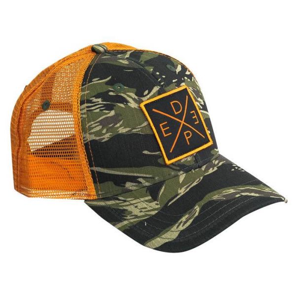 Deep Ocean X Trucker Hat - Tiger Camo