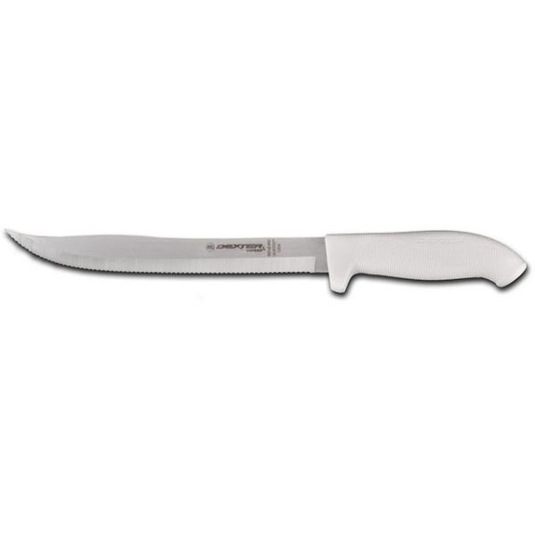 Dexter-Russell SG142-9SC-PCP SoftGrip 9'' Scalloped Utility Slicer