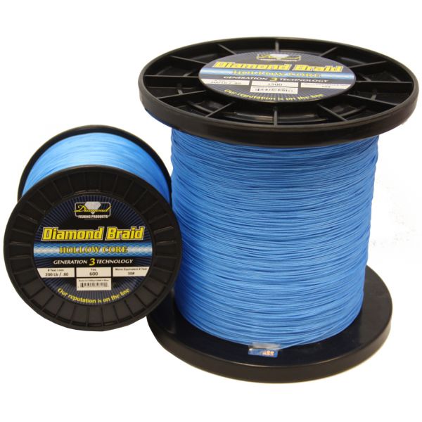 Diamond Braid Gen 3 Blue Hollow Core - 1500yds