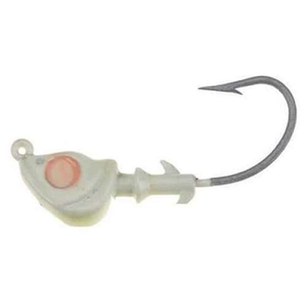 DOA C.A.L. Jig Heads Long Shank 1oz 3 Pack 305 Nite Glow