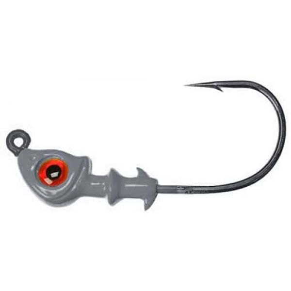 DOA C.A.L. Jig Heads 1/16oz 3 Pack 422 Natural-Red Eye