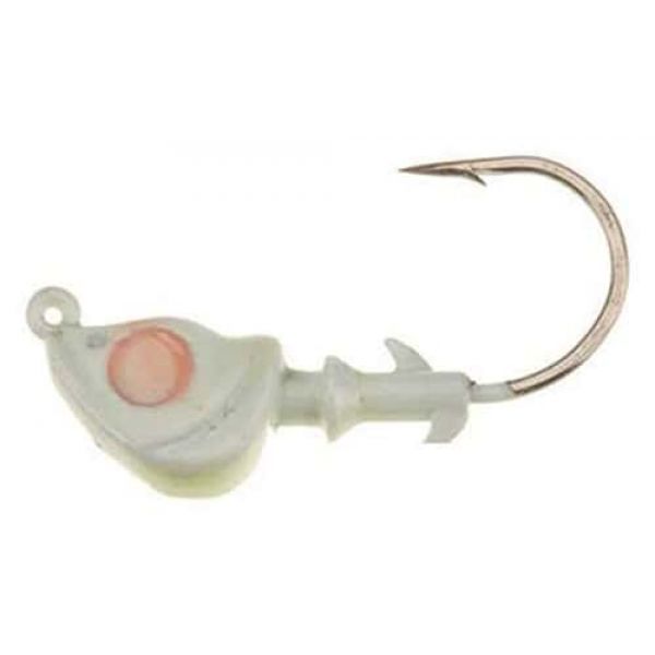 DOA C.A.L. Jig Heads 1/4oz 3 Pack 305 Nite Glow