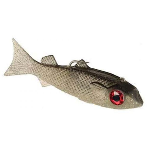 DOA Swimming Mullet Red Eye 336 Silver Glitter/Black Back