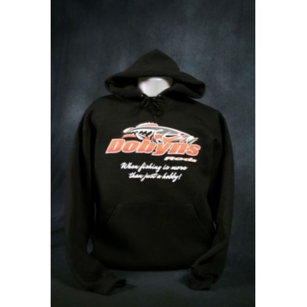 Dobyns Rods Fish Logo Hoodie - Black