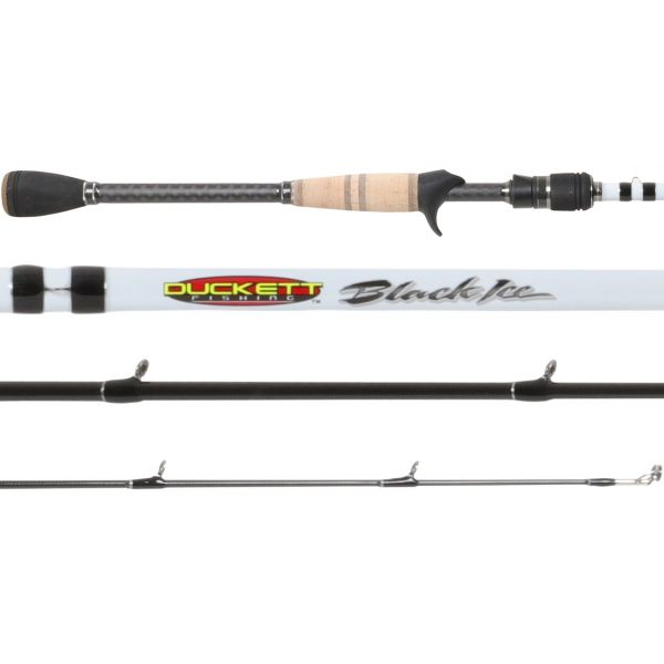 Duckett Fishing DFBI68M-C Black Ice Casting Rod