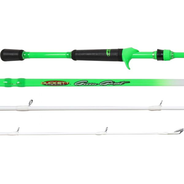 Duckett Fishing DFGR69M-C Green Ghost Casting Rod