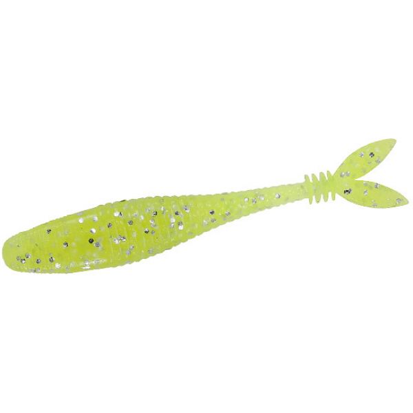 Duo Realis V-Tail Shad - 4in - Silver Chart