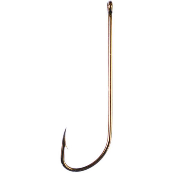 Eagle Claw 072R 2X Long Shank Offset Hook - Bronze - Size 1