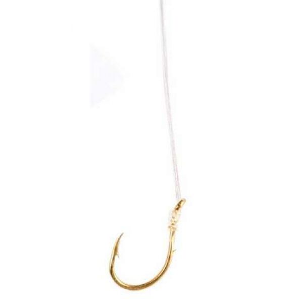 Eagle Claw Salmon Egg Sliced Snelled Hook - Size 8