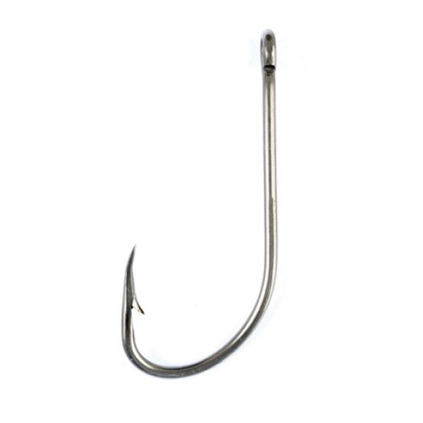 Eagle Claw 084 Plain Shank Offset Hook Size 1/0