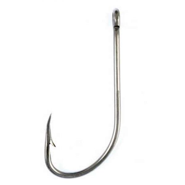 Eagle Claw 084A Plain Shank Offset Hook - Size 1