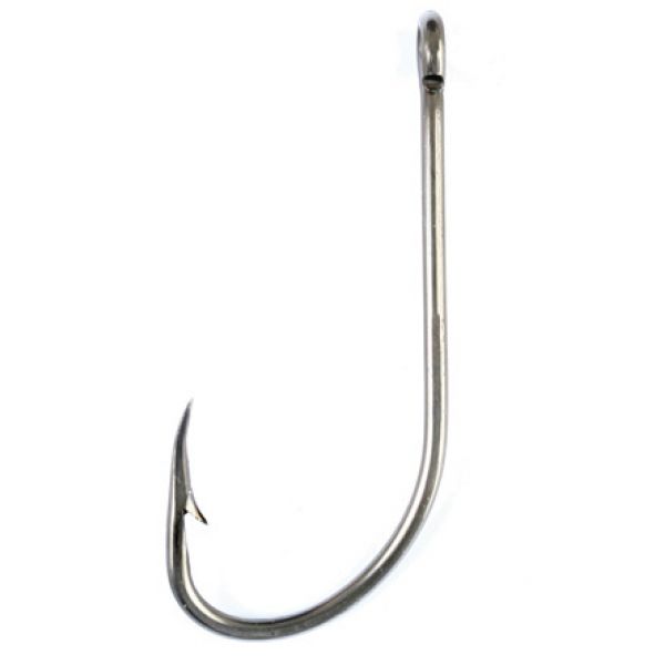 FREE & PROMPT SHIPPING EAGLE CLAW FISHING HOOKS WEEDLESS SZ 1/0 QTY 4 