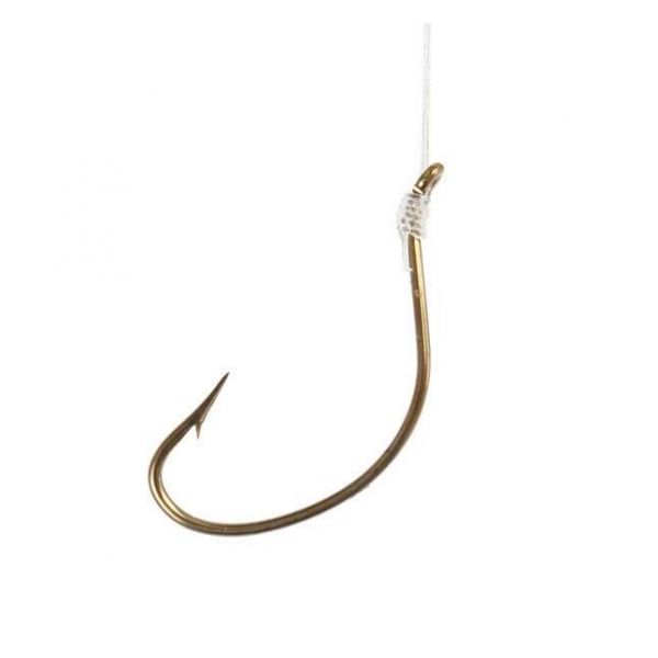 Eagle Claw 147 Kahle Snelled Hooks - Small - Size 1