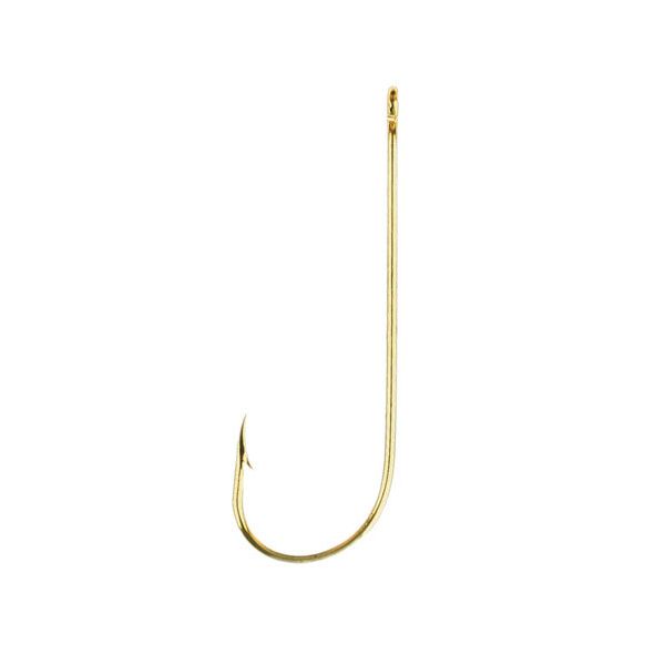 Eagle Claw 202EL Aberdeen 1X Light Wire Non-Offset Hooks 100 Box 1/0