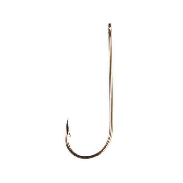 Eagle Claw 214 Aberdeen Light Wire Non-Offset Hooks 100 Box - Size 1